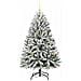 Albero di Natale artificiale con 150 LED Verde e Bianco 150 cm - Foto miniatura 4