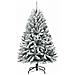 Albero di Natale artificiale con 150 LED Verde e Bianco 150 cm - Foto miniatura 5