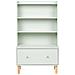 Libreria A 3 Ripiani Quilpie 120 Cm Verde Chiaro - Foto miniatura 4