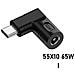 Adattatore Da Dc Femmina A Usb Type-c Maschio - 65w Pd, Connettore A Forma Di I - Foto miniatura 2