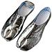 Scarpe Split Toe Comode - Scarpe Basse In Pu E Microfibra Per Uso Quotidiano Silver 37 - Foto miniatura 2