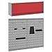 Set di armadi per attrezzi con lo scaffale 3 pcs Rosso - Foto miniatura 6