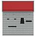 Set di armadi per attrezzi con lo scaffale 3 pcs Rosso - Foto miniatura 7