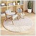 Tappeti per area Rotondo HUARTE Beige Ø 160 CM Poliestere - Foto miniatura 3
