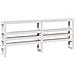 Letto Anziani con Testiera Bianco 200x200cm Legno Massello Pino - Foto miniatura 8