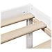 Letto Anziani con Testiera Bianco 200x200cm Legno Massello Pino - Foto miniatura 9
