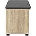 Panca per ingresso con cuscino Rovere Sonoma 80 x 38 x 46 cm - Foto miniatura 7