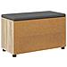 Panca per ingresso con cuscino Rovere Sonoma 80 x 38 x 46 cm - Foto miniatura 8
