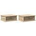 Comodino 2 pcs Rovere Sonoma 40 x 31 x 15 cm Legno multistrato - Foto miniatura 1