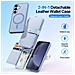 Cover Cartera per Galaxy S25+ - Pelle /PU, Blu Claro - Foto miniatura 2