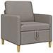 Divano con Storage Tortora 72 x 78 x 87 cm Poliestere - Foto miniatura 1