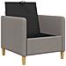 Divano con Storage Tortora 72 x 78 x 87 cm Poliestere - Foto miniatura 4