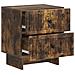 Armadio da Notte con cassetto Rovere Fumo 43 x 34,5 x 47,5 cm - Foto miniatura 3
