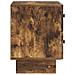 Armadio da Notte con cassetto Rovere Fumo 43 x 34,5 x 47,5 cm - Foto miniatura 5