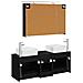Set di mobili per il bagno 4 pcs Rovere Nero - Foto miniatura 8
