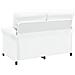 Set di divani 2 pz Bianco Tessuto - Foto miniatura 8