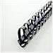 scatola 100 dorsi spirale 14mm nero 21 anelli - Foto miniatura 5