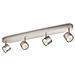Star Barra Faretto 4 Luci Led Grigio Alluminio - Foto miniatura 1