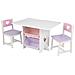 Legno Heart Table & Chair with Pastel Bins 77x57x50 S. 28 H 26913 - Foto miniatura 2