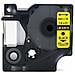 Nastro Compatibile 6mmx7m Giallo Cassetta Per Dymo-500ts Eletronic Labelling Etichette D43618 Yellow - Foto miniatura 2