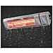 Riscaldatore Da Patio ""golden 2000 Amber Smart"" 2000 W Argentato 334104 - Foto miniatura 4