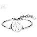 Bracciale Chakra In Acciaio 316l Con Piastrina Incisa Toro - Foto miniatura 1