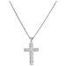 Collana In Argento 925 - Collezione Rosari - Colore Rodio - Misura Unica Collana Croce - Foto miniatura 1