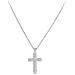 Collana In Argento 925 - Collezione Rosari - Colore Rodio - Misura Unica Collana Croce - Foto miniatura 2