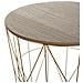 Tavolino Lanark Oro Con Contenitore - Foto miniatura 4