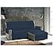 Copridivano Per Divani Con Penisola Modello Join Colore Blu 190 Cm Blu - Foto miniatura 1
