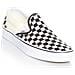 Scarpe Slip-on Classic Nero Bianco Checkerboard (eu 44 / Us 10.5, Bianco) - Foto miniatura 1