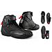 Scarpa Stivale Motociclismo Calzatura Sportiva Moto Pelle Nero 40 - Foto miniatura 1
