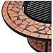 Tavolo Con Braciere A Mosaico Terracotta 68cm In Ceramica - Foto miniatura 5