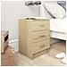 Comodini 2 pz Rovere Sonoma 38x35x56 cm in Legno Multistrato - Foto miniatura 1