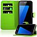 Custodia Compatibile Con Samsung Galaxy S7 Edge In Verde Menta - Coperchio Protettiva Con Chiusura Magnetica, Funzione Stand E Tasca Per Le Carte - Foto miniatura 1