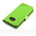 Custodia Compatibile Con Samsung Galaxy S7 Edge In Verde Menta - Coperchio Protettiva Con Chiusura Magnetica, Funzione Stand E Tasca Per Le Carte - Foto miniatura 4