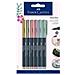 ver Faber Castell Metallic Marcatori Metallici Punta Ad Ago 1.5 Mm Colori Assortiti Conf 6 Pz. - Foto miniatura 2