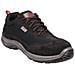 Scarpe Da Lavoro Basse Asti S1p - Poliestere Mesh E Pelle Scamosciata Nero - 44 - Astispno44 - Foto miniatura 1