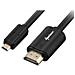 1.5m, HDMI / Micro HDMI, HDMI, Micro-HDMI, Maschio, Maschio, Dritto, Dritto - Foto miniatura 1