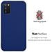 Custodia Compatibile Con Samsung Galaxy A03s In Candy Blu Scuro - Coperchio Protettivo In Silicone Tpu Flessibile - Foto miniatura 2