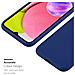 Custodia Compatibile Con Samsung Galaxy A03s In Candy Blu Scuro - Coperchio Protettivo In Silicone Tpu Flessibile - Foto miniatura 6