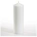 13084 Candela Di Cera Rotondo Bianco 1 Pz - Foto miniatura 1