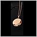 Collana Con Medaglione Rotondo Con Foto In Acciaio Inossidabile Gold - Foto miniatura 2