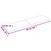 Piano Tavolo Marrone Chiaro 180x50x (2-4) cm Rovere Non Trattato - Foto miniatura 2