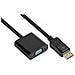 Alcasa Dp-ad11 Cavo E Adattatore Video 2 M Displayport Vga (d-sub) Nero - Foto miniatura 2