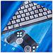 Maglietta Da Bambino Maniche Lunghe Gamepad E Tastiera Blu Cobalto 128 - Foto miniatura 4