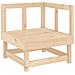 Set Salotto Da Giardino 3 Pz In Legno Massello Di Pino - Foto miniatura 4