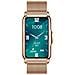 Smartwatch 5.0 Con Antifurto E Cinturino Milanese In Acciao Inox, Oro - Foto miniatura 3