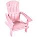 Sedia Per Bambini Rosa Adirondack - Foto miniatura 4
