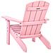 Sedia Per Bambini Rosa Adirondack - Foto miniatura 5